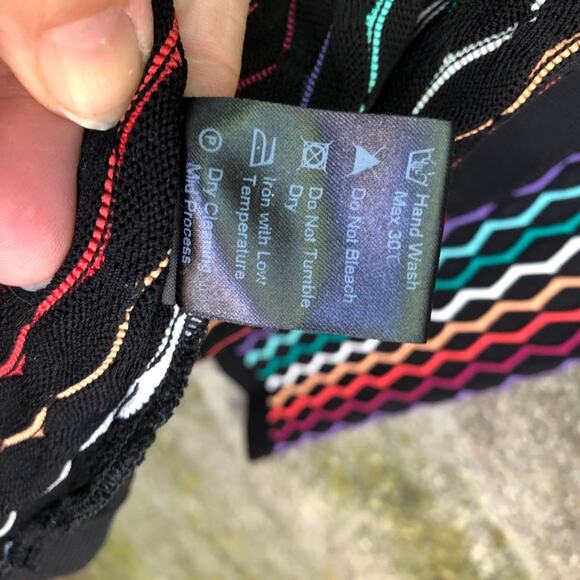 NBD x Revolve Azure Wrap Cardigan Texture Rainbow - Picture 12 of 12